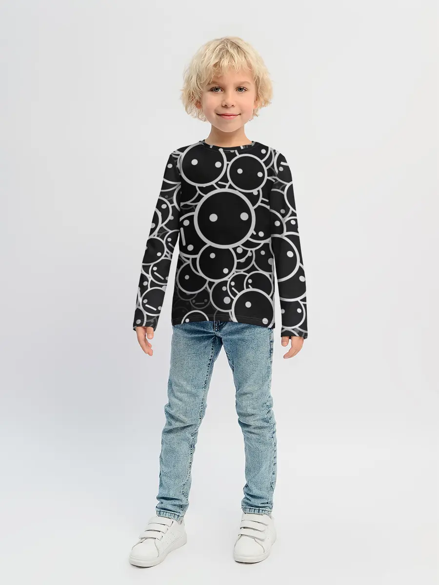 Детский лонгслив / Smile Texture