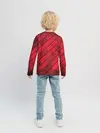 Детский лонгслив / Red Boards Texture