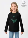Детский лонгслив / Зеленый ураган