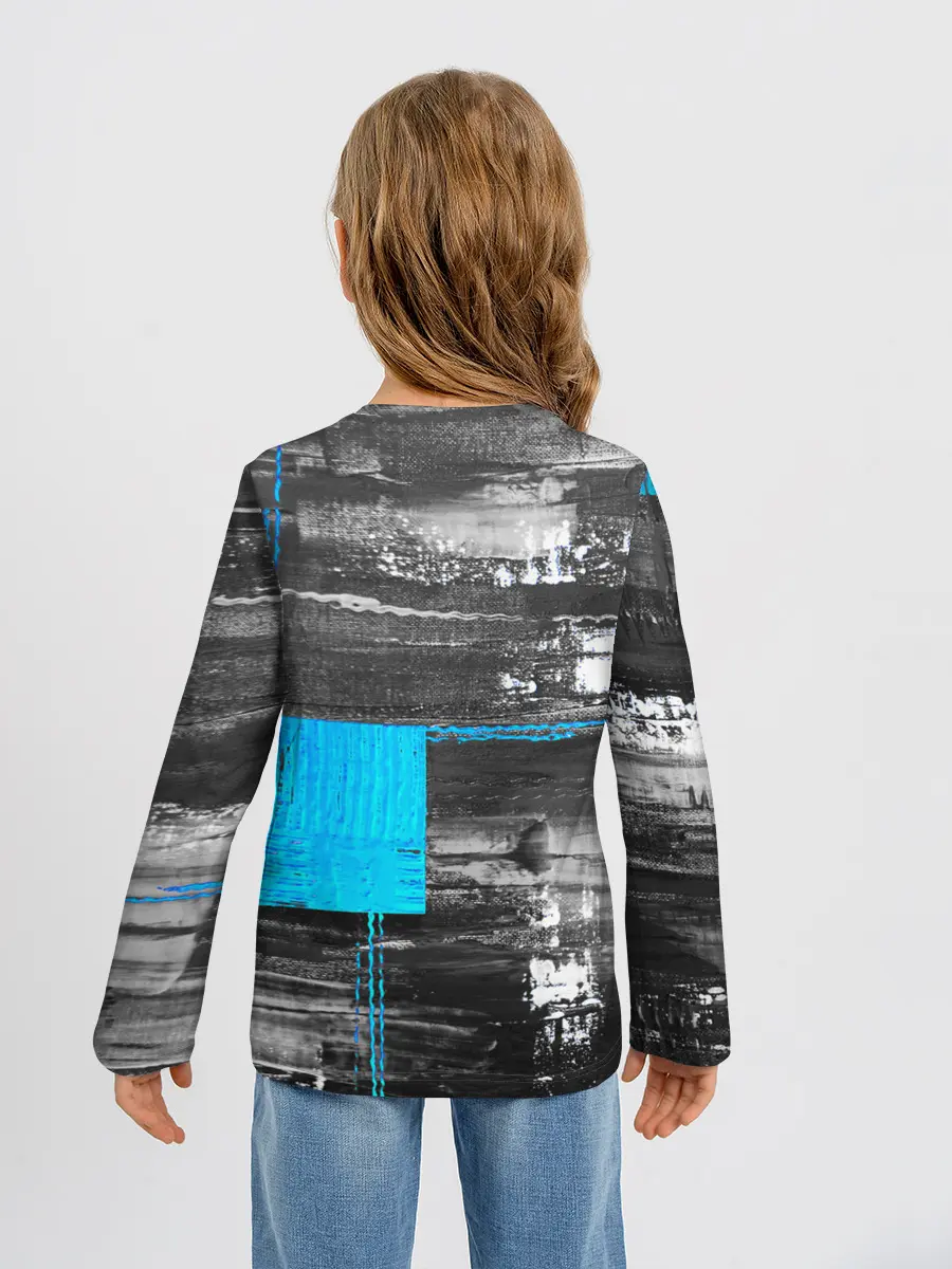 Детский лонгслив / Абстракция