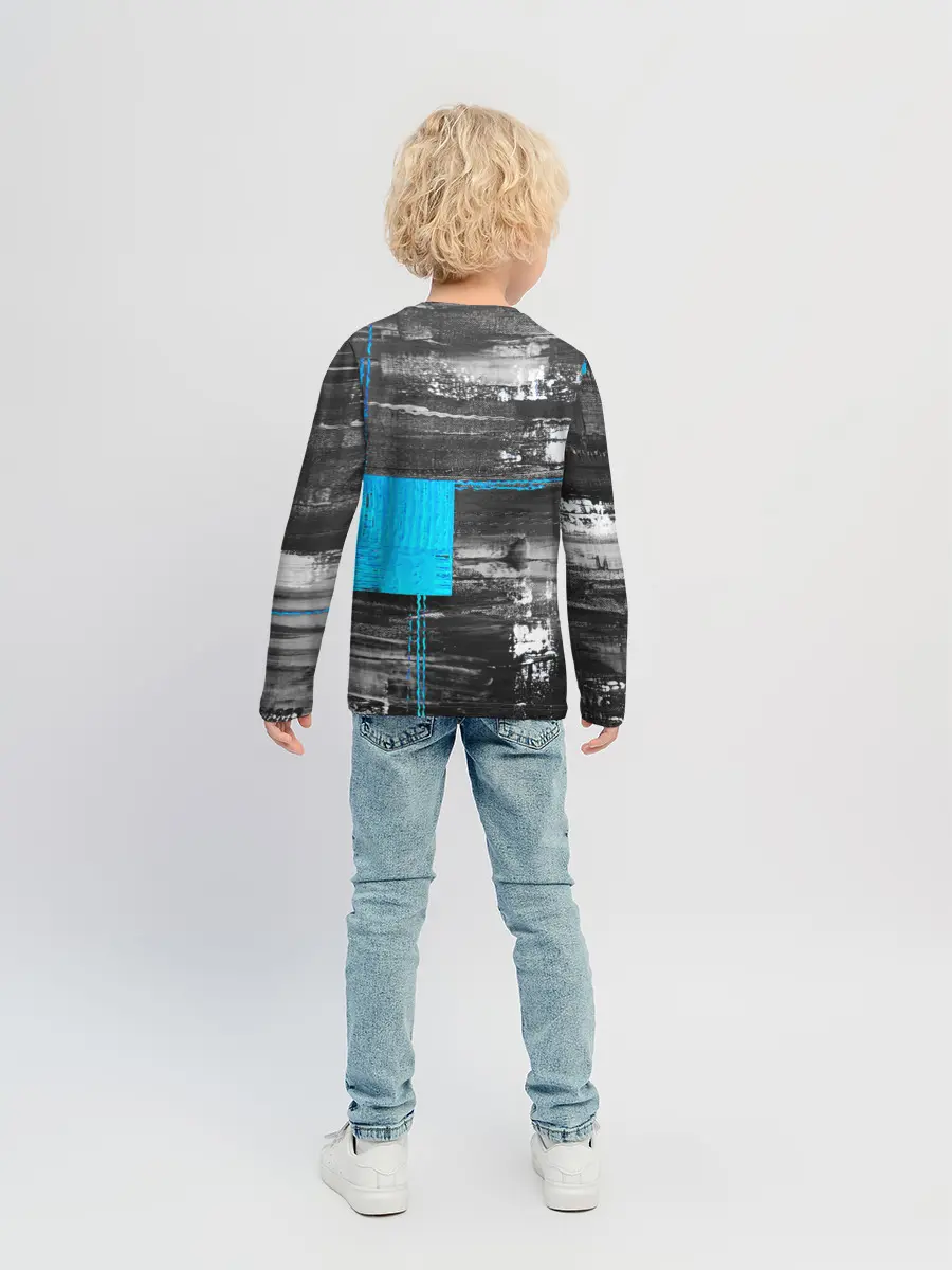 Детский лонгслив / Абстракция