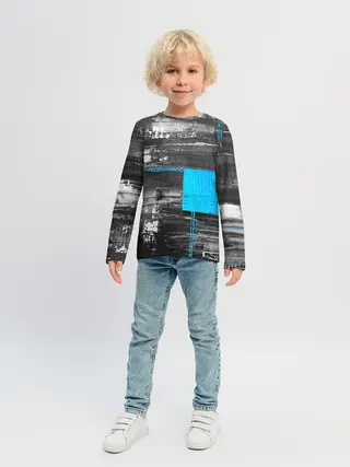 Детский лонгслив / Абстракция