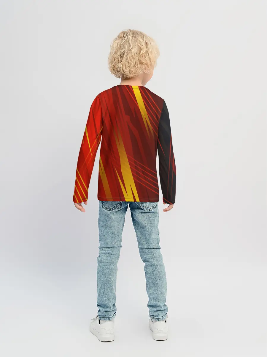 Детский лонгслив / Red sport style