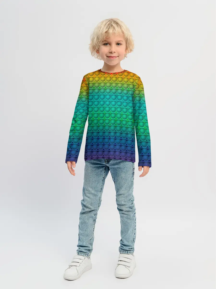 Детский лонгслив / POP IT | СИМПЛ ДИМПЛ