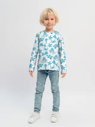 Детский лонгслив / Морские жители