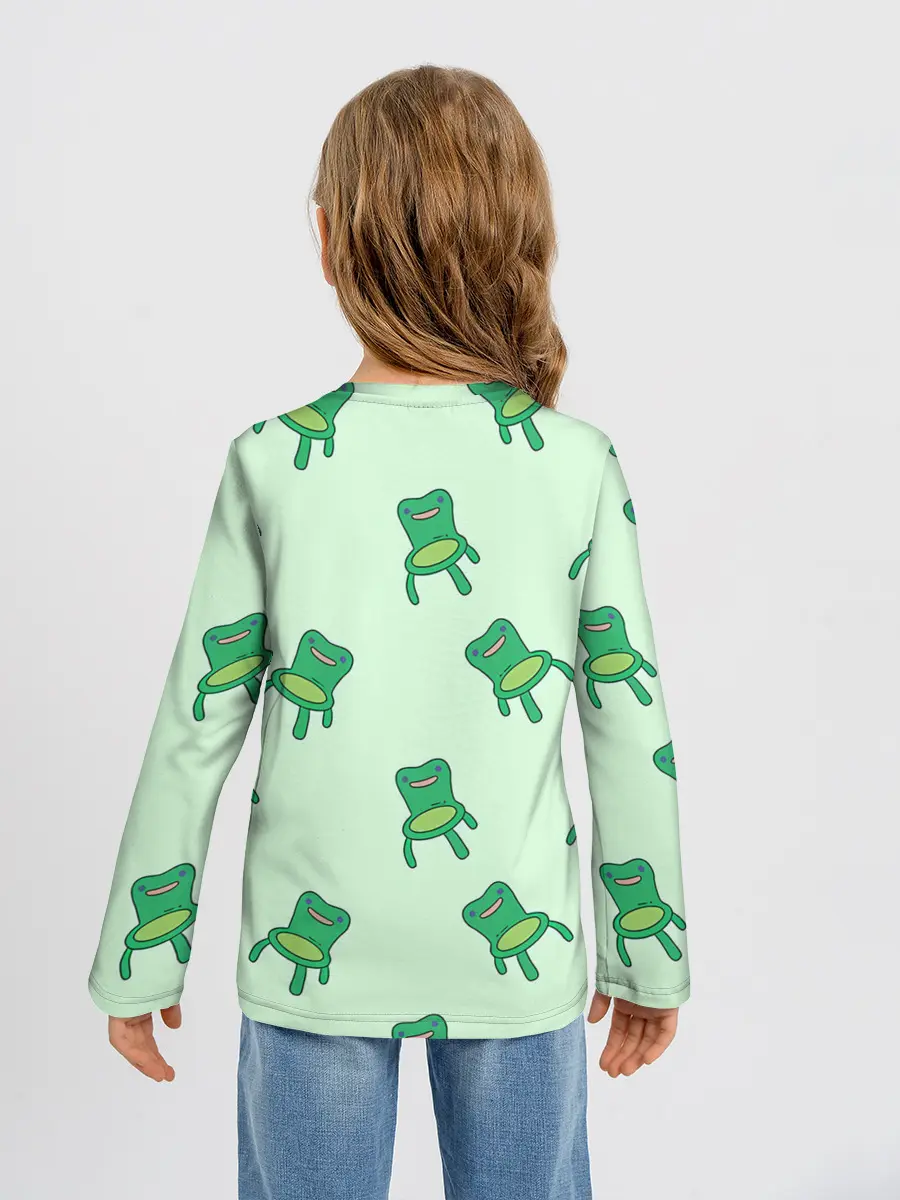 Детский лонгслив / Froggy crossing