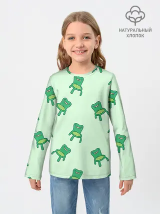 Детский лонгслив / Froggy crossing