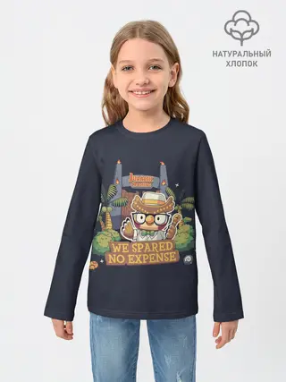 Детский лонгслив / Jurassic Crossing