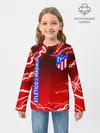 Детский лонгслив / АТЛЕТИКО МАДРИД / МОЛНИИ