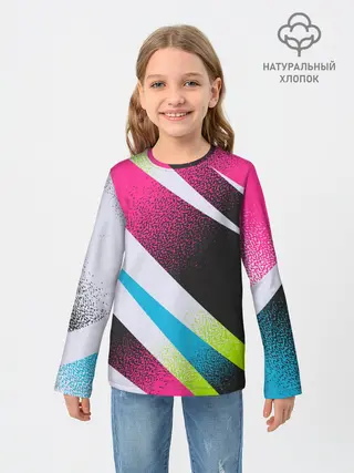 Детский лонгслив / Sport style: Линии