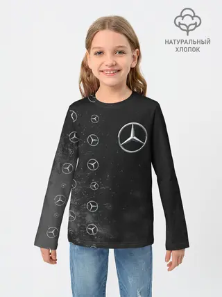 Детский лонгслив / Мерседес - Взрыв