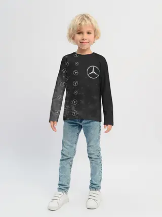 Детский лонгслив / Мерседес - Взрыв