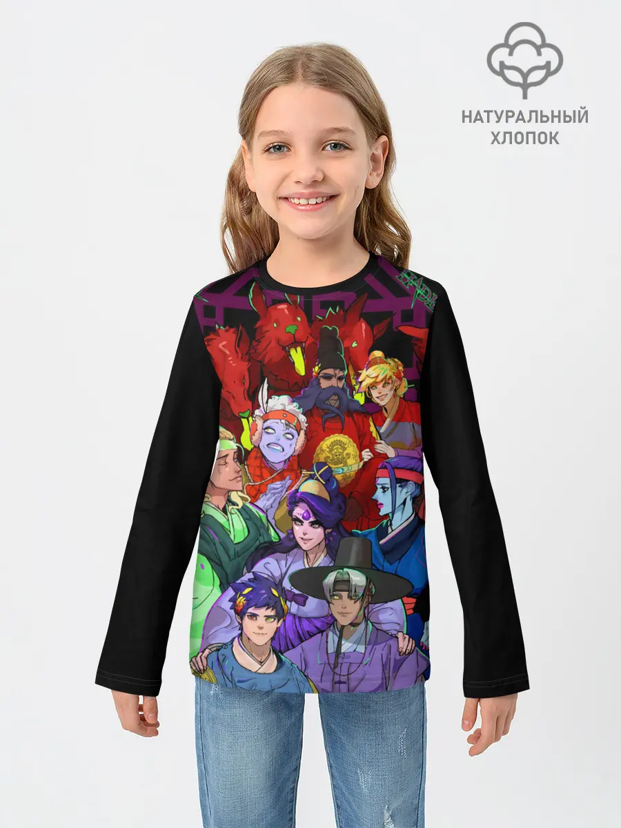 Детский лонгслив / Hades heroes