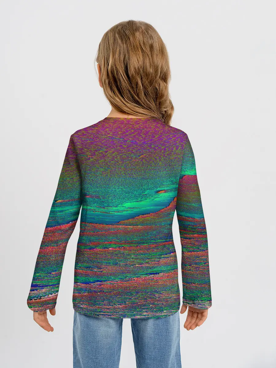 Детский лонгслив / ГЛИТЧ | ПОМЕХИ