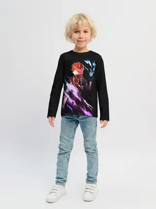 Детский лонгслив / ТАРТАЛЬЯ - GENSHIN IMPACT NEON