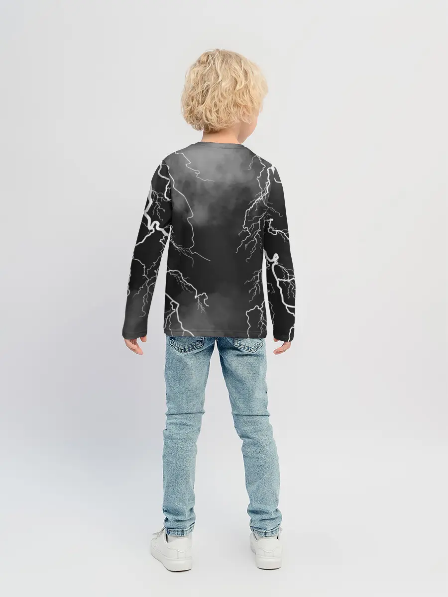 Детский лонгслив / METALLICA РАЗРЯД МОЛНИИ