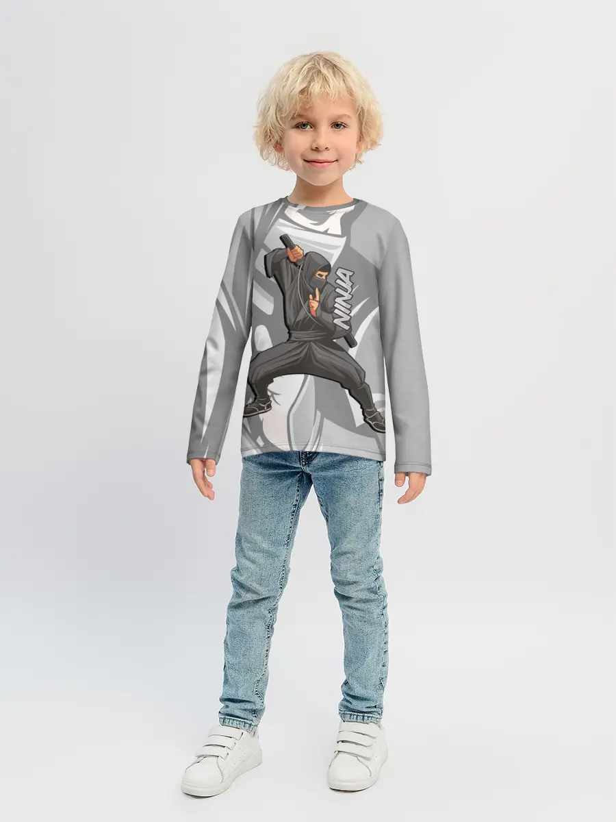 Детский лонгслив / Ниндзя
