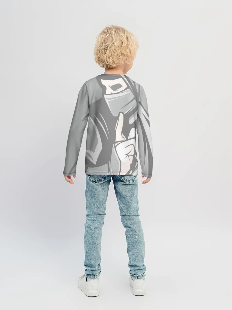 Детский лонгслив / Ниндзя