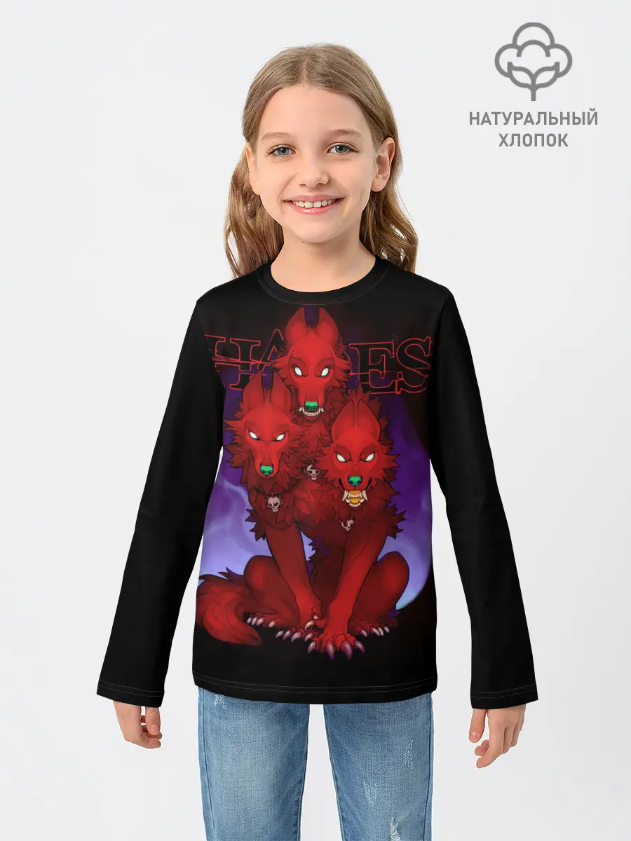 Детский лонгслив / Hades wolf