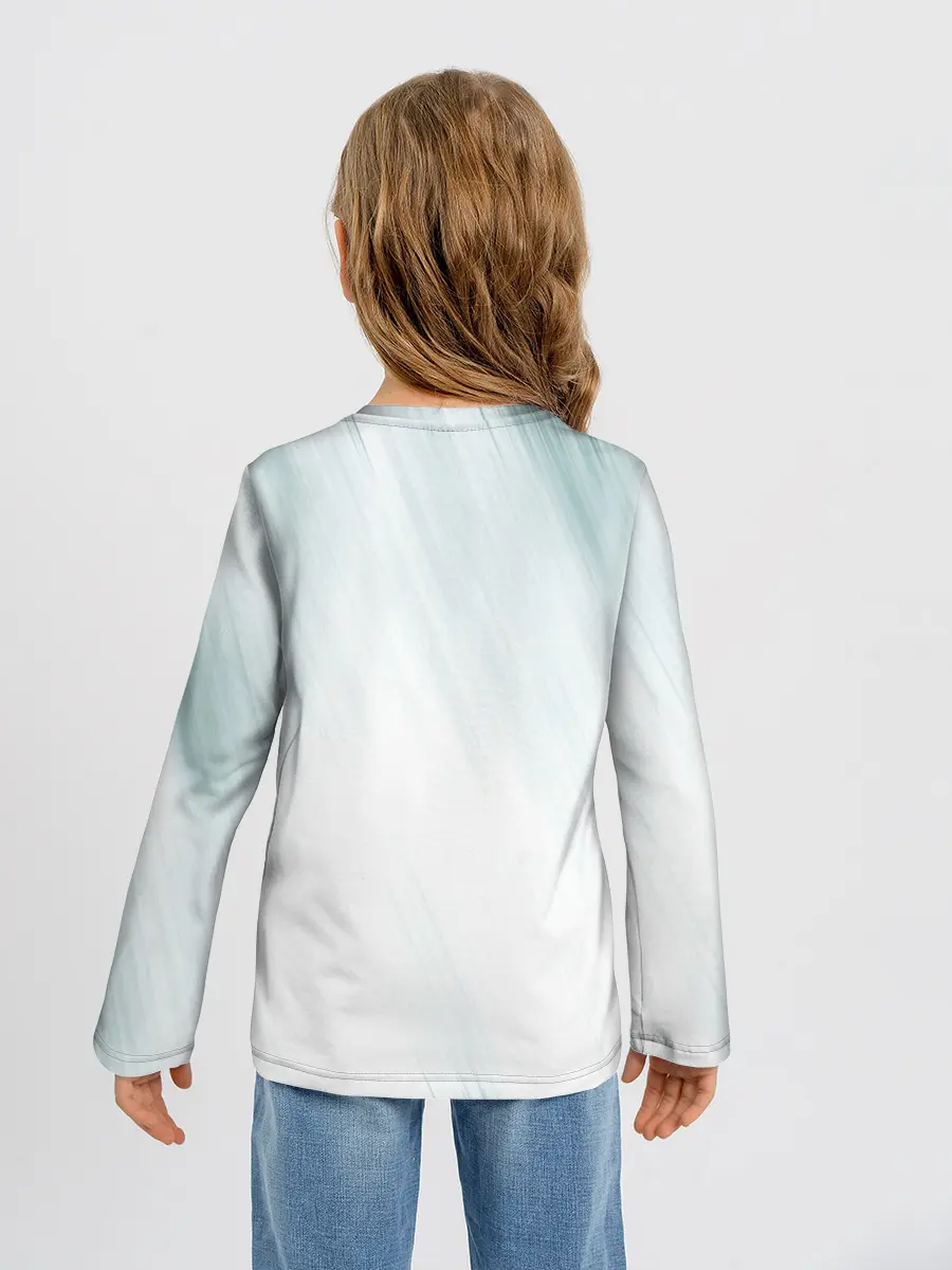 Детский лонгслив / Аста и Юно малыши Чёрный клевер