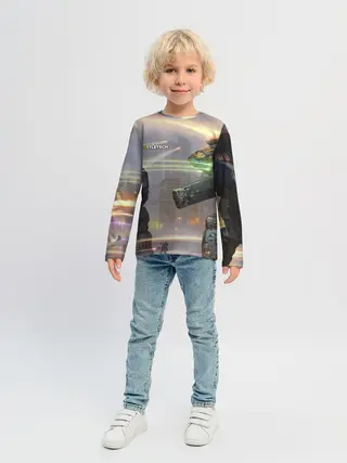 Детский лонгслив / Боевая техника
