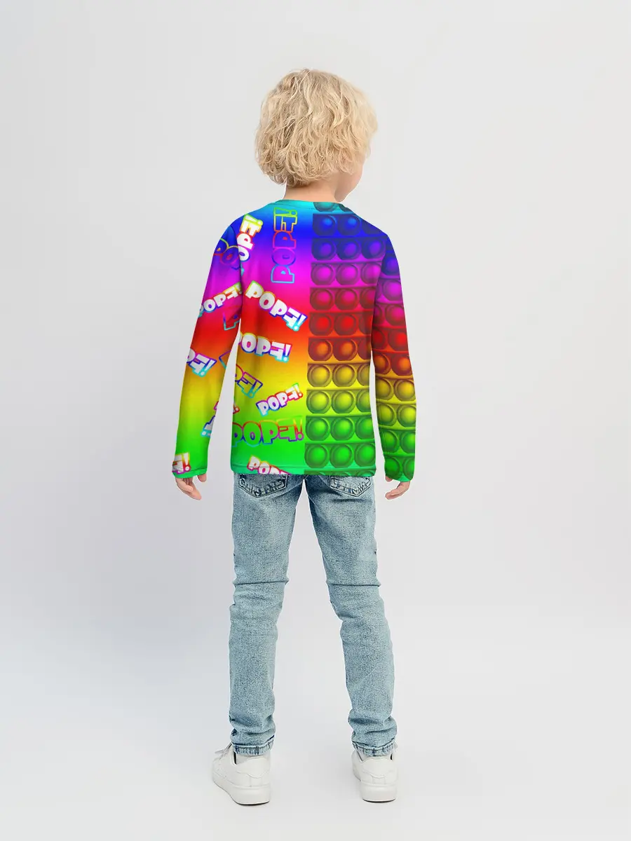 Детский лонгслив / POP it!