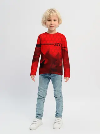 Детский лонгслив / Audi - Racing