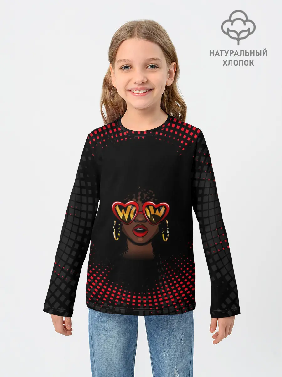 Детский лонгслив / Поп-дива