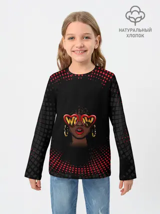Детский лонгслив / Поп-дива
