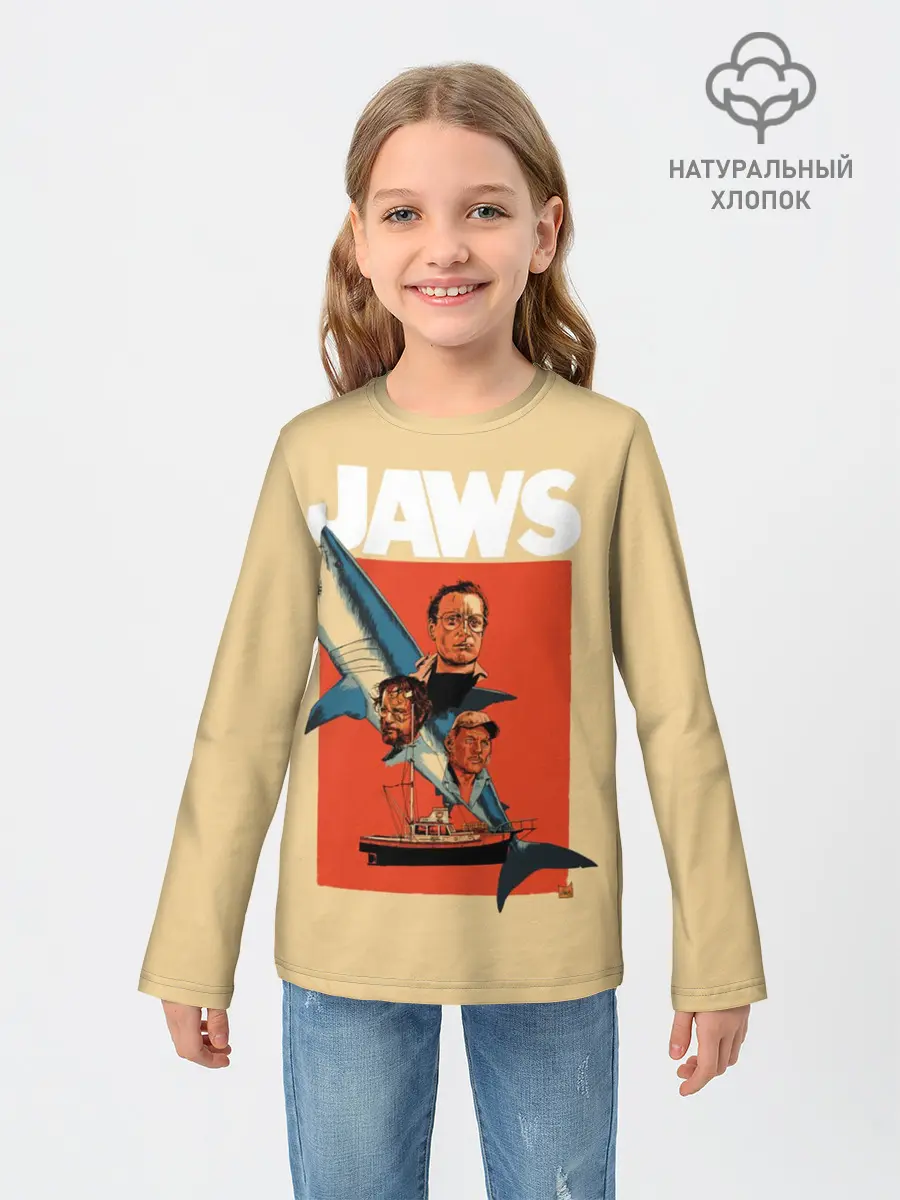 Детский лонгслив / Челюсти