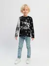Детский лонгслив / Черный Аста Чёрный клевер