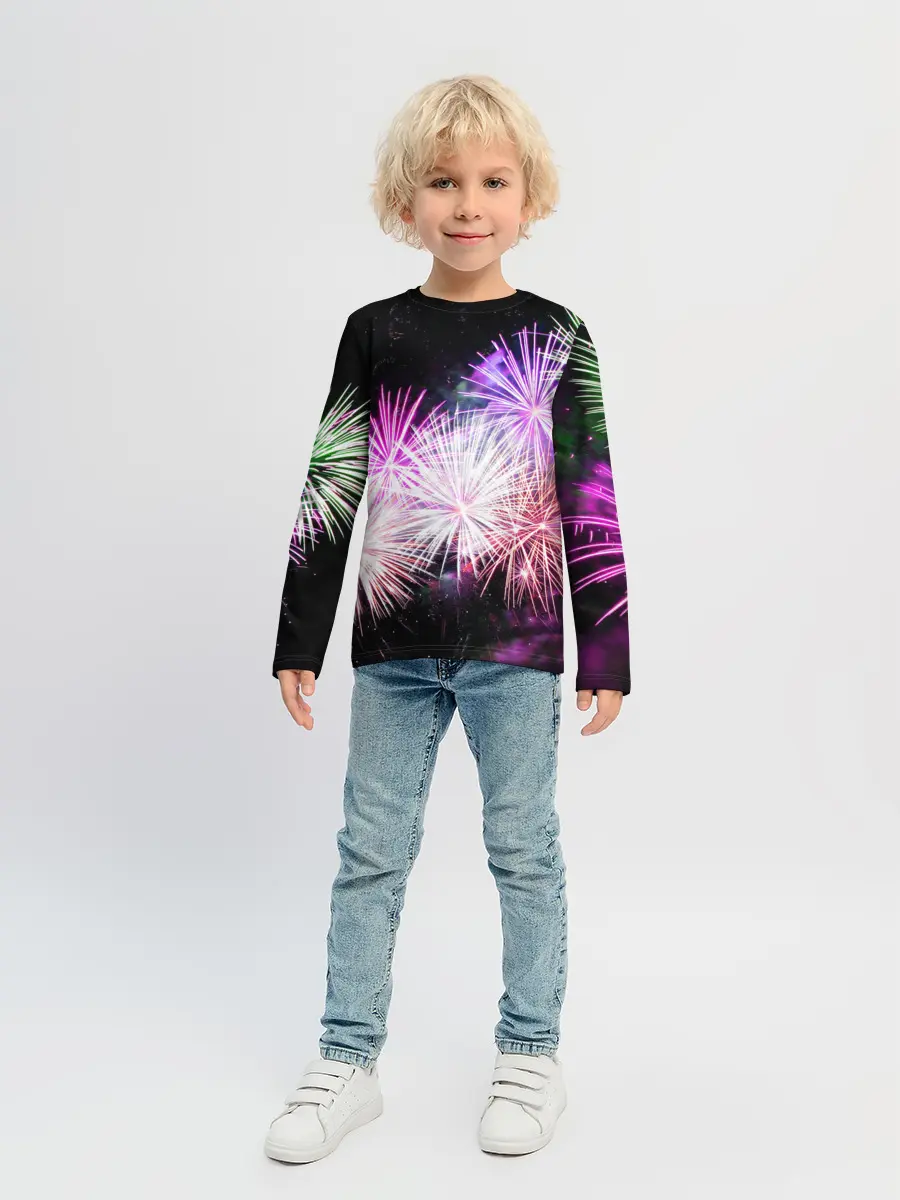 Детский лонгслив / Салют