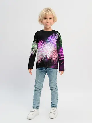 Детский лонгслив / Салют