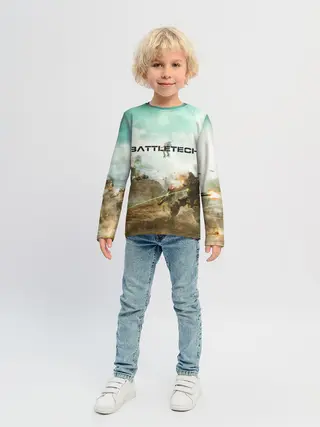 Детский лонгслив / Битва мехов