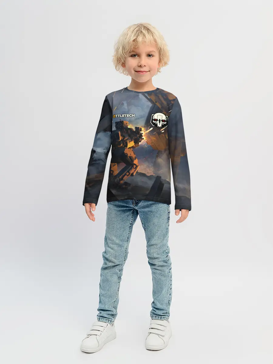 Детский лонгслив / Battletech warrior