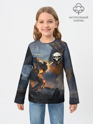 Детский лонгслив / Battletech warrior