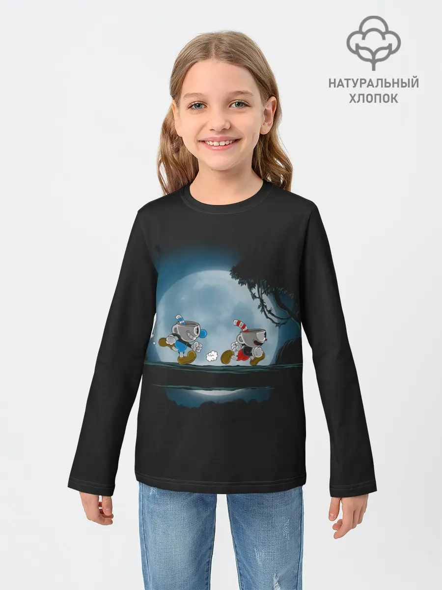 Детский лонгслив / Ночная прогулка