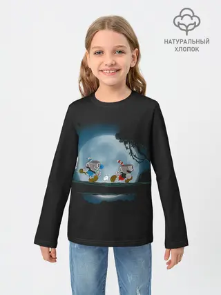 Детский лонгслив / Ночная прогулка