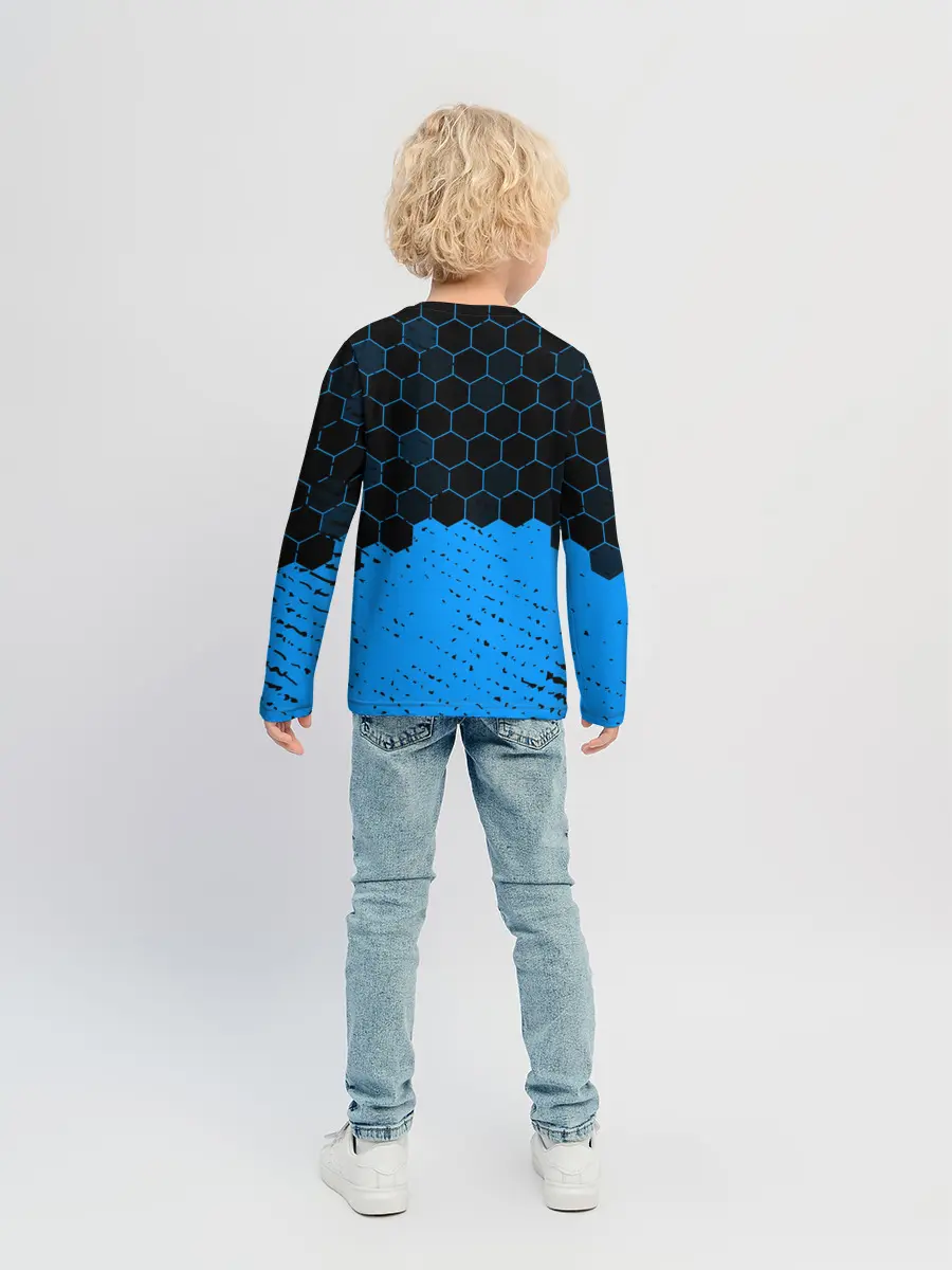 Детский лонгслив / Biomutant - Hexagon
