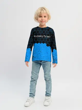 Детский лонгслив / Biomutant - Hexagon