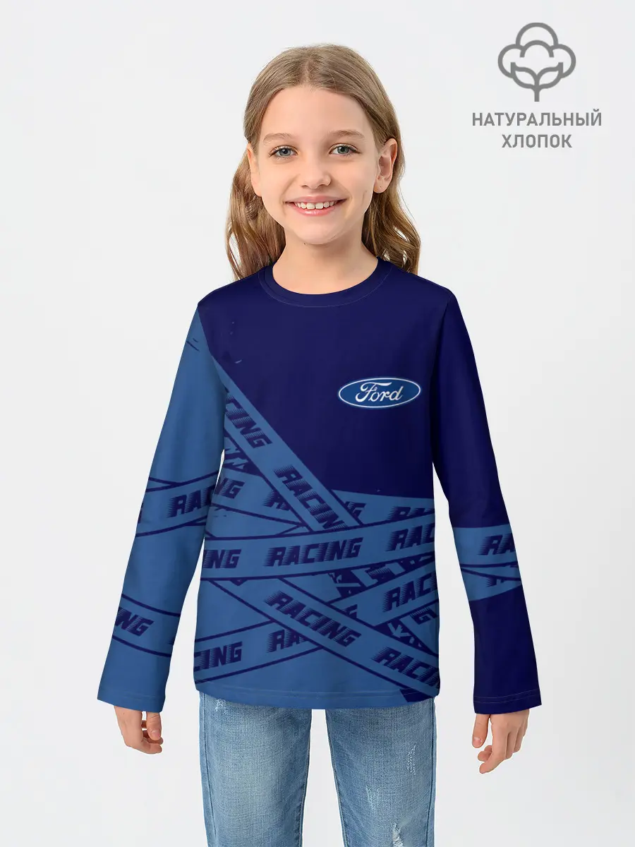 Детский лонгслив / Форд - Racing