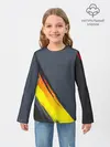 Детский лонгслив / Gray Yellow Style