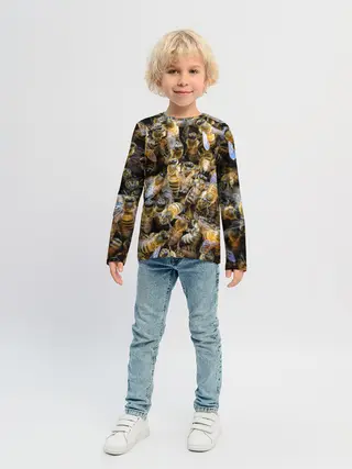 Детский лонгслив / Пчёлы