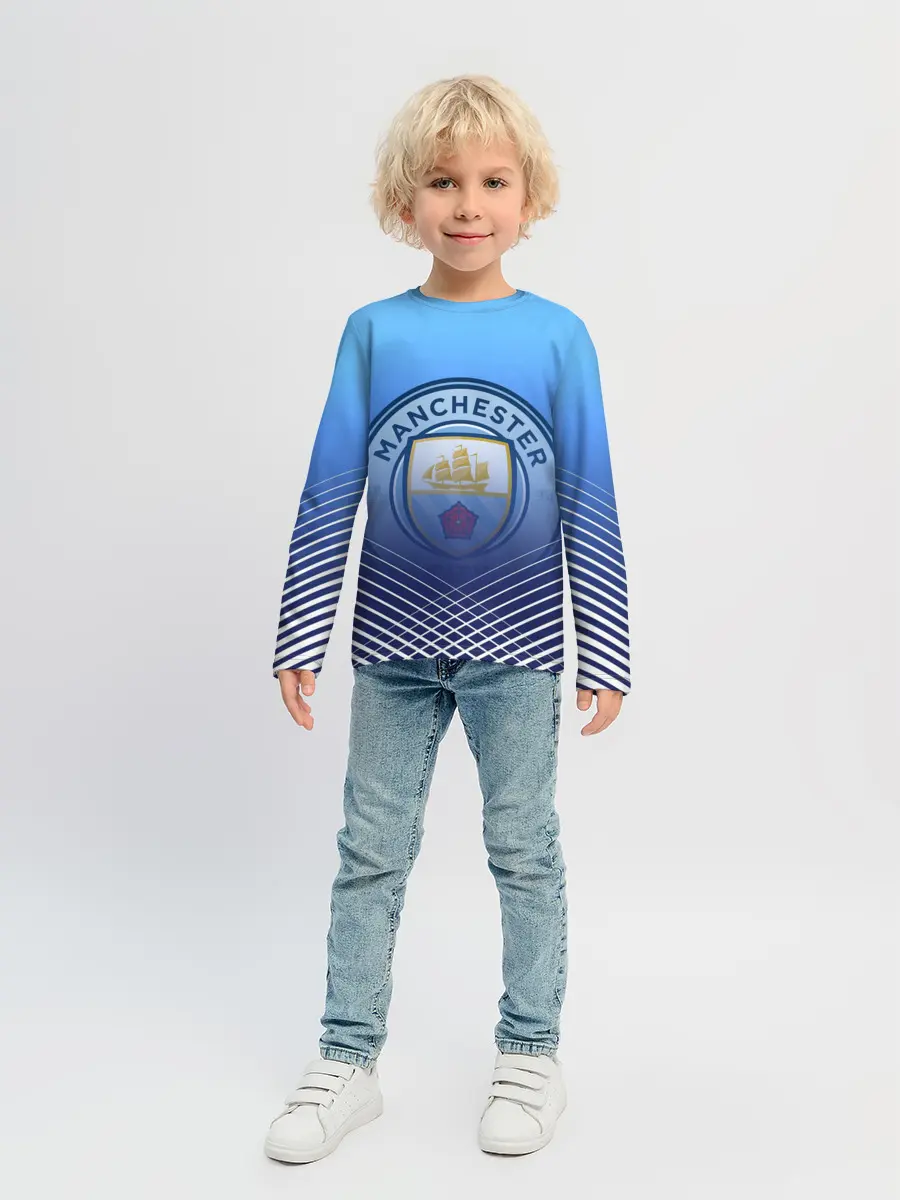 Детский лонгслив / МАНЧЕСТЕР СИТИ / МАНЧЕСТЕР
