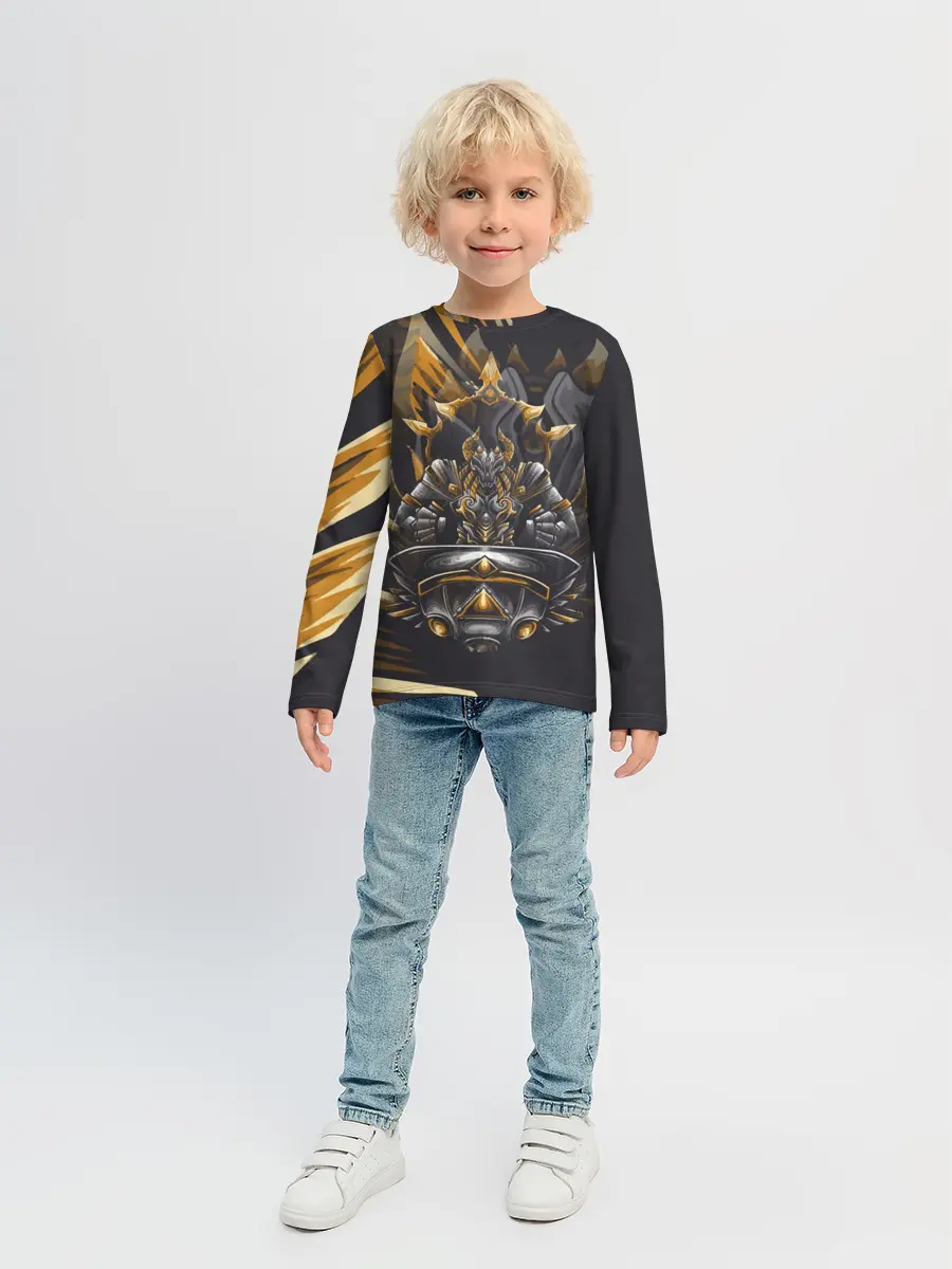 Детский лонгслив / Монстр