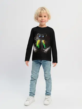 Детский лонгслив / ПАУК МАКРО СЪЕМКА