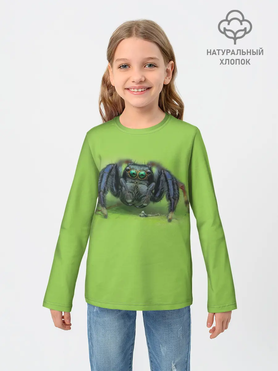 Детский лонгслив / ПАУК С ГЛАЗКАМИ