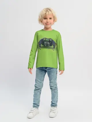 Детский лонгслив / ПАУК С ГЛАЗКАМИ