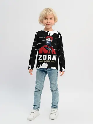 Детский лонгслив / ZORA COOL MASKED JERK