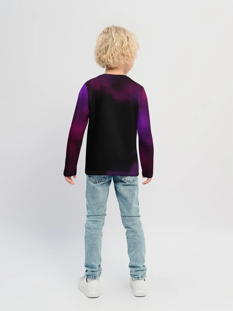 Детский лонгслив / Злой мускулистый Аста